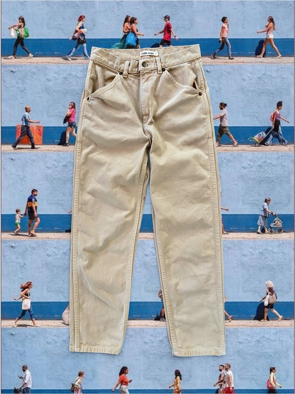 Rudy Jude Straight Leg High Waisted Jean